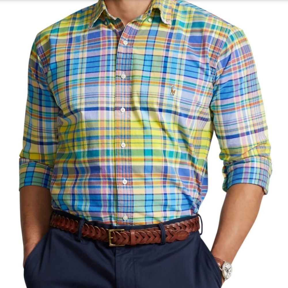 Polo Ralph Lauren Vibrant Multicolor Plaid Shirt